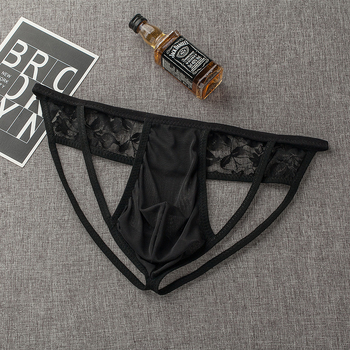 Vyrų tinklinės kelnaitės thong su U formos kišene, 65% poliesteris, žemas juosmuo, prekės ženklas Mivril Myvril