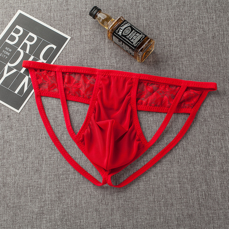 Vyrų tinklinės kelnaitės thong su U formos kišene, 65% poliesteris, žemas juosmuo, prekės ženklas Mivril Myvril