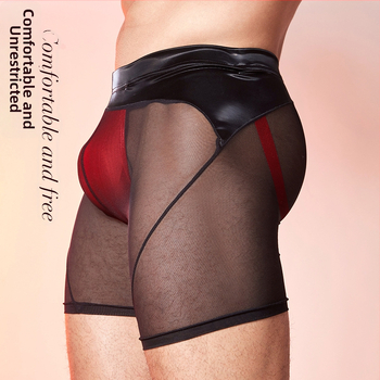 Vyriškos apatininės kelnaitės su U‑formos kišene, malonus prisilietimas, nailonas 90–95%, prekės ženklas Temptation of Desire, išleista 2025 m. pavasarį