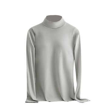 Top termic din velur pentru femei, cu guler semi-înălțat, dublu strat, mânecă lungă, greutate țesătură 251–300 g/m²