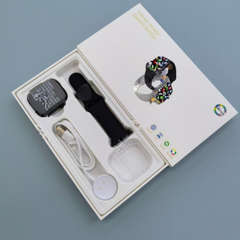 CD20Max Ceas Inteligent, versiune celulară S11 cu slot SIM, buton tactil de amprentă și Cameră rotativă; afișaj AMOLED pătrat, carcasă din aliaj de aluminiu