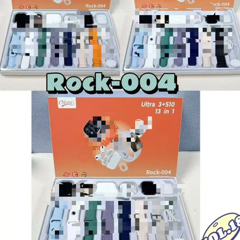 Set pametnog sata R0CK001-004 s ULTRA3 i S10 dvostrukim slušalicama, AMOLED zaslon, kućište od aluminijske legure, praćenje otkucaja, bežično punjenje