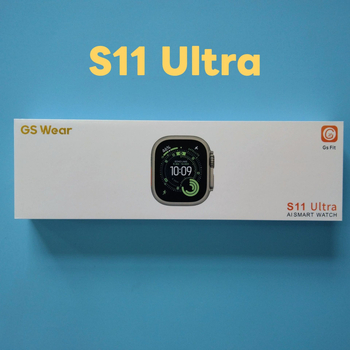 Pametni sat S11 Ultra s praćenjem otkucaja srca, Bluetooth, vodootporan, TFT zaslon, silikonska narukvica.
