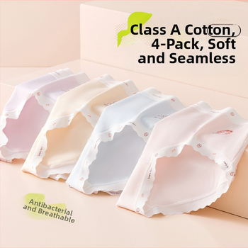 Tüdrukute puuvillased aluspüksid ilma õmblusteta Class A puuvill 8+ aastat