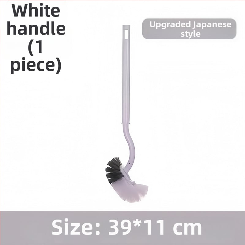 S-образна четка за тоалетна с дълга дръжка, 360° безшевно почистване за баня