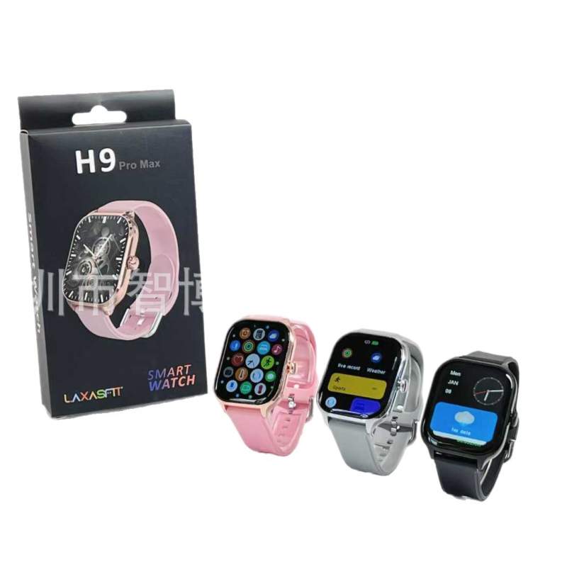 H9Promax pametni sat s Bluetooth pozivima, praćenje otkucaja srca, krvnog tlaka, zasićenja kisikom i praćenje sna