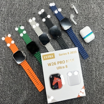 2-u-1 pametni sat i TWS Bluetooth slušalica: kvadratni TFT zaslon, silikonska sportska narukvica, kompatibilan s iOS, Bluetooth pozivi, vodootporan za svakodnevnu upotrebu