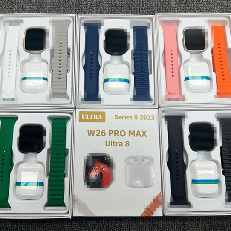 2-u-1 pametni sat i TWS Bluetooth slušalica: kvadratni TFT zaslon, silikonska sportska narukvica, kompatibilan s iOS, Bluetooth pozivi, vodootporan za svakodnevnu upotrebu