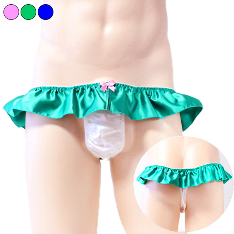 Muške satenske tangice (T-back); glavna tkanina 95% spandex; podstava 65% spandex; jednobojna