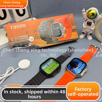 Gongmo T9000 Ceas inteligent cu monitorizare ritm cardiac, tensiune arterială, oxigen din sânge, monitorizarea somnului și apeluri Bluetooth