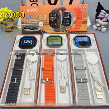 Gongmo T9000 Ceas inteligent cu monitorizare ritm cardiac, tensiune arterială, oxigen din sânge, monitorizarea somnului și apeluri Bluetooth