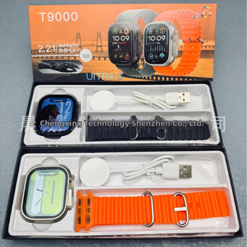 Gongmo T9000 Ceas inteligent cu monitorizare ritm cardiac, tensiune arterială, oxigen din sânge, monitorizarea somnului și apeluri Bluetooth