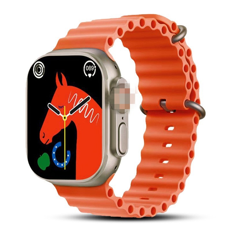 Gongmo T9000 Ceas inteligent cu monitorizare ritm cardiac, tensiune arterială, oxigen din sânge, monitorizarea somnului și apeluri Bluetooth