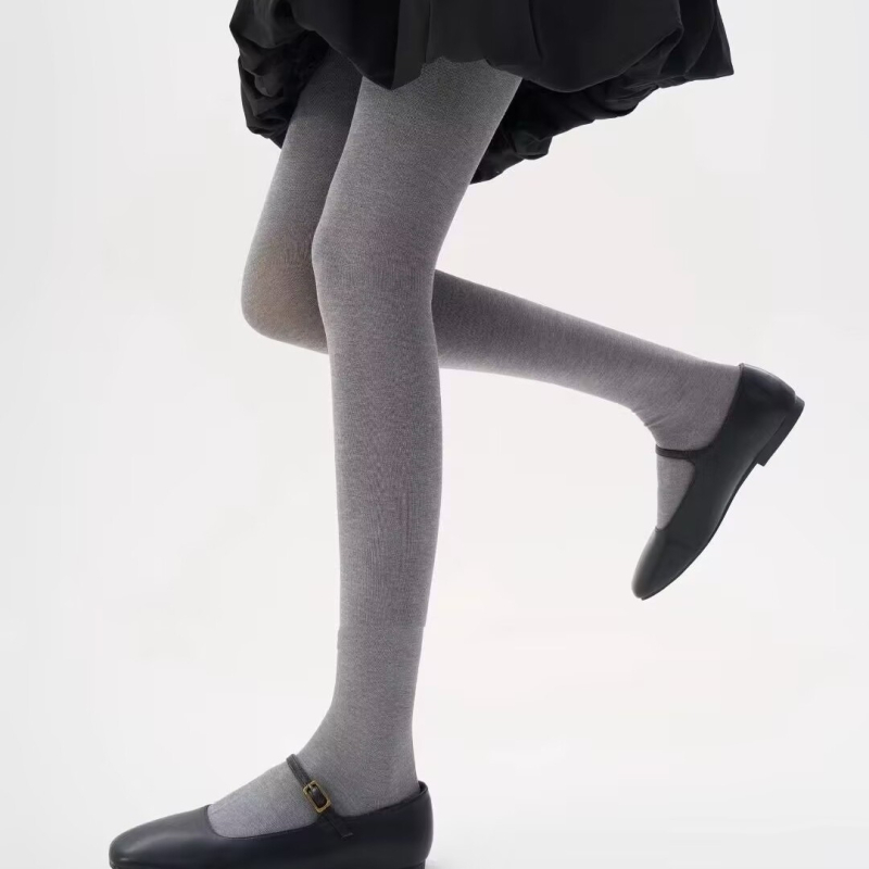 Καλσόν μαλλί 2025 αρχές φθινοπωριού, ύφανση υψηλής πυκνότητας 240 βελόνες, μακριά καλσόν με επίπεδη ύφανση, ανύψωση γλουτών, μεσαίο πάχος