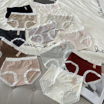 Moteriški bokseriai megztame audinyje su fliso viduje, vidurio juosta, vienalytė spalva, regeneruotos celulozės pluoštas, 100% medvilnė, šilta ir kvėpuojanti ruduo ir žiemai