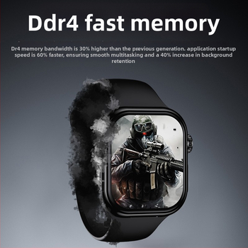 Little Sumi Smartwatch cu ecran AMOLED, cadran pătrat, carcasă din fibră de carbon, NFC și autonomie a bateriei sub 7 zile