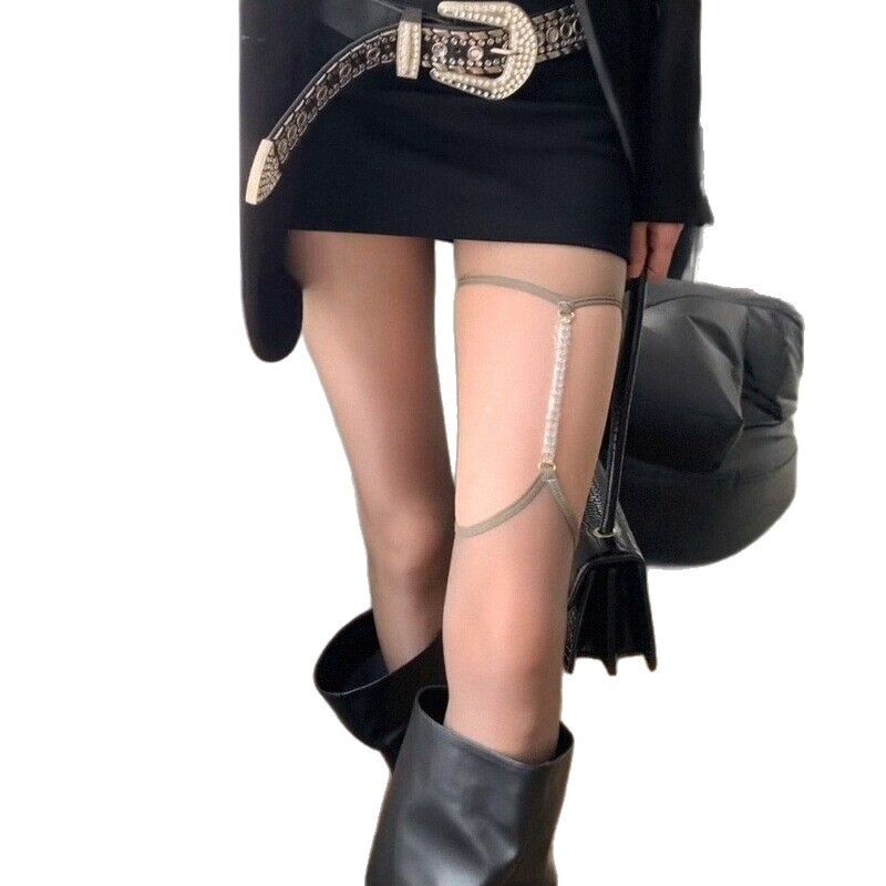 Γυναικείες νάιλον καλσόν, 15D denier, 70–80% περιεκτικότητα σε νάιλον, λεπτές, σεξουαλικό στυλ