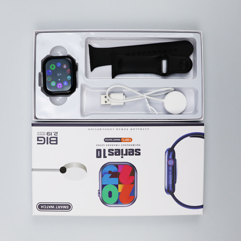 Smartwatch cu numărătoare de pași, monitorizare ritm cardiac și tensiune arterială, apeluri Bluetooth, monitorizare somn • compatibil cu iOS