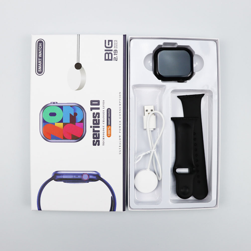 Smartwatch cu numărătoare de pași, monitorizare ritm cardiac și tensiune arterială, apeluri Bluetooth, monitorizare somn • compatibil cu iOS