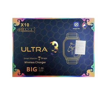 Xx10 Ultra3 pametni sat s Bluetooth pozivima, brojačem koraka, mjerenjem krvnog tlaka i SpO2, praćenjem sna, vodootporan za svakodnevnu upotrebu