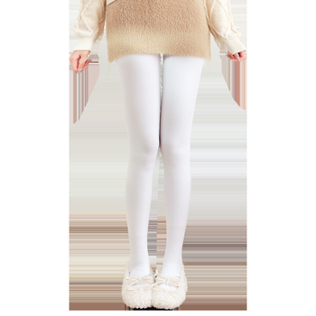 Παιδικά χορευτικά καλσόν από βελούδο με επένδυση φλίς, χωρίς ραφές, αντιολισθητικά, νάιλον, υπερπαχιά