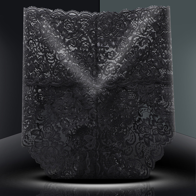 Nėrinių moterų kelnaitės su aukštu liemeniu pilvo kontrolei, medvilninė įdėklas tarpuose, nailono mezgta medžiaga