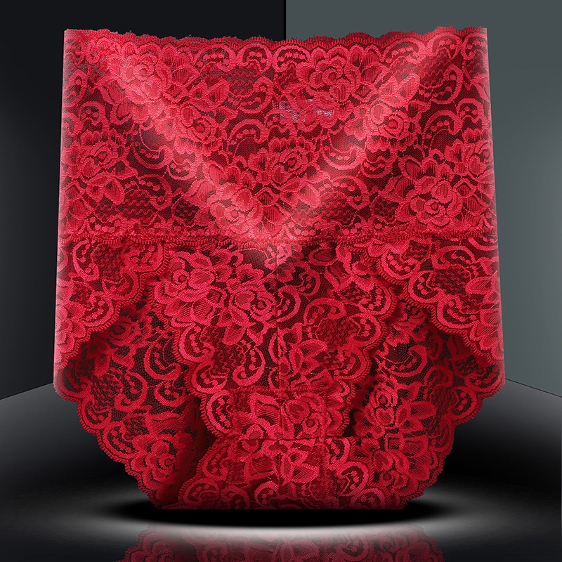 Nėrinių moterų kelnaitės su aukštu liemeniu pilvo kontrolei, medvilninė įdėklas tarpuose, nailono mezgta medžiaga