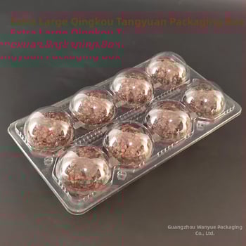 Cutie de unică folosință din PET, transparentă, pentru ambalarea bilelor de orez, livrare, 100 buc., microunde indisponibil, nebiodegradabil