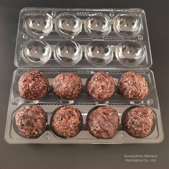 Cutie de unică folosință din PET, transparentă, pentru ambalarea bilelor de orez, livrare, 100 buc., microunde indisponibil, nebiodegradabil