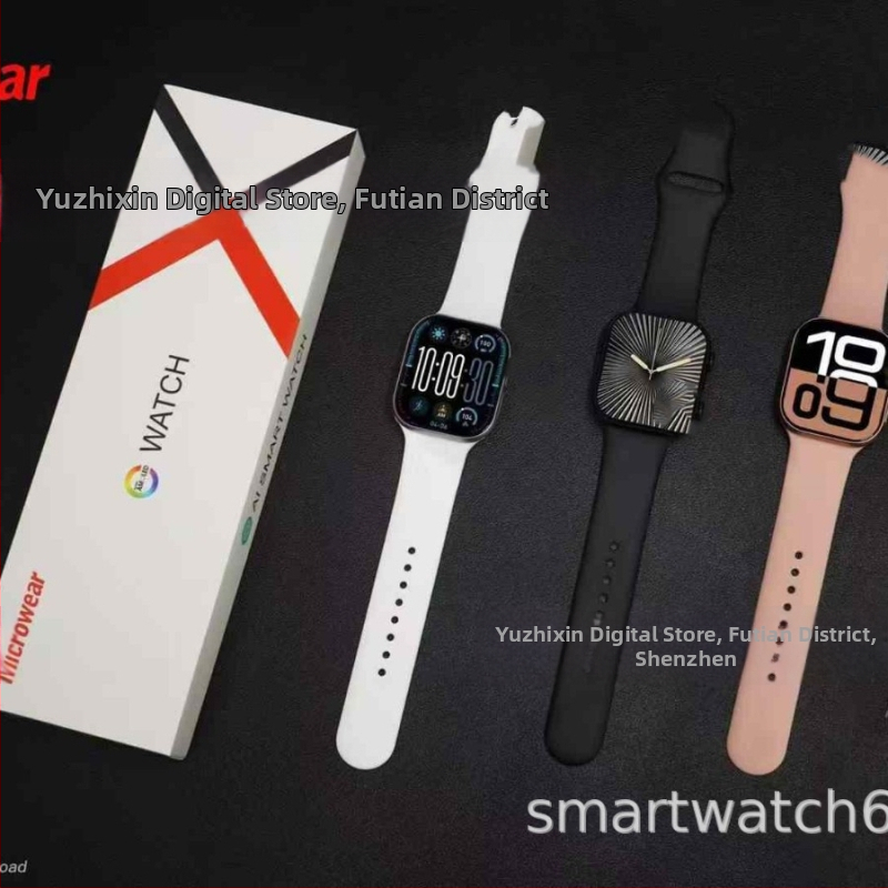 Microwear S10 cezhraničné inteligentné hodinky — W10, W10P, W10Pmini, S10, S10P — krokomer, monitorovanie srdcového rytmu, Bluetooth, bezdrôtové nabíjanie, kompatibilný s iOS