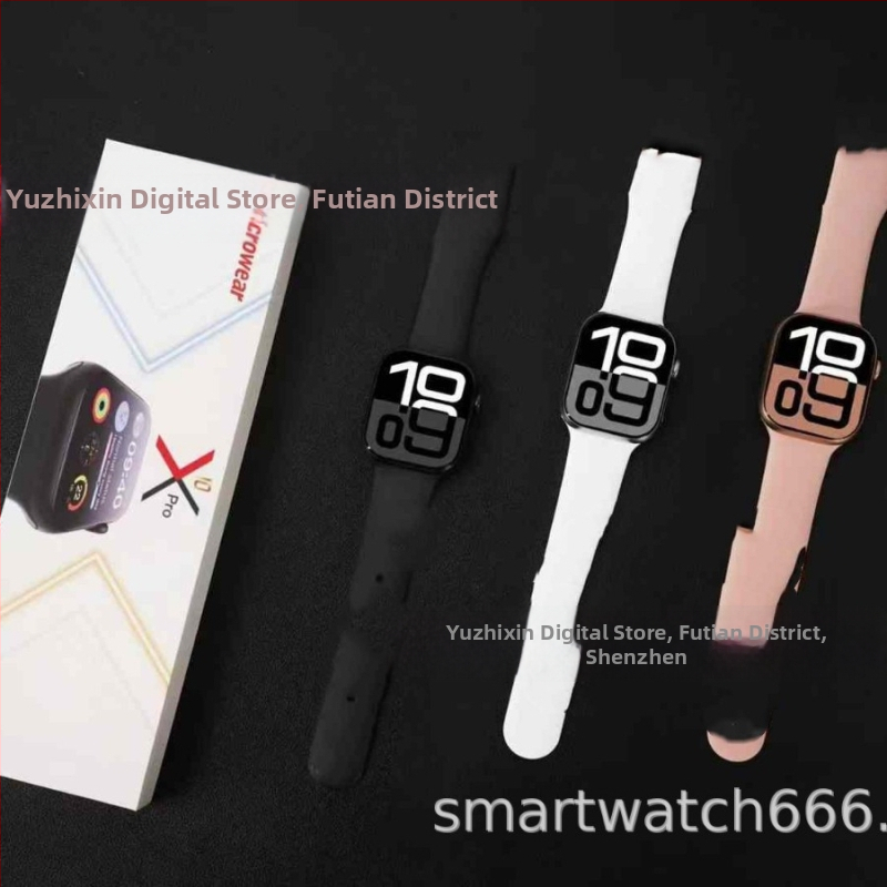 Microwear S10 cezhraničné inteligentné hodinky — W10, W10P, W10Pmini, S10, S10P — krokomer, monitorovanie srdcového rytmu, Bluetooth, bezdrôtové nabíjanie, kompatibilný s iOS