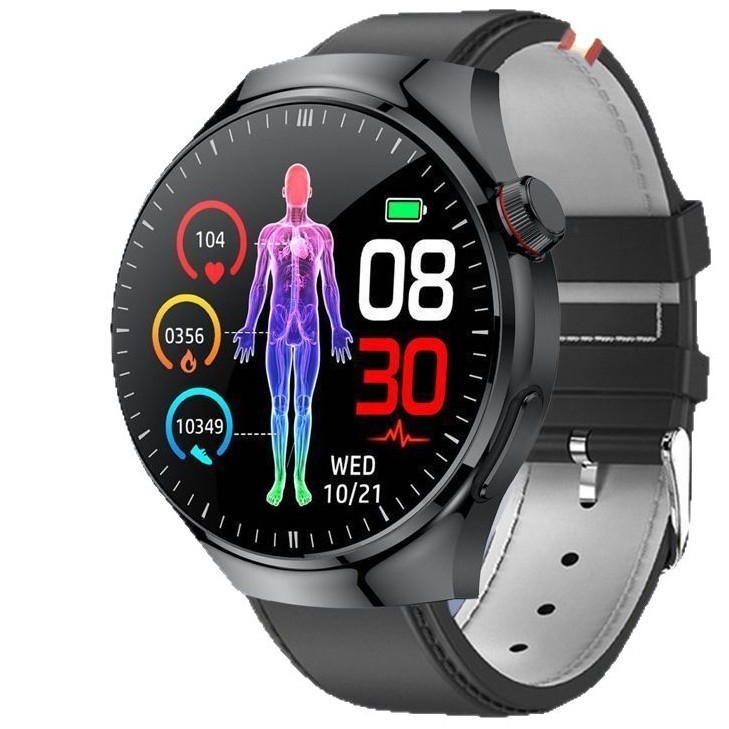 Ceas inteligent pentru monitorizarea sănătății cu măsurare glicemiei, tensiune arterială, ritm cardiac, somn și oxigen în sânge