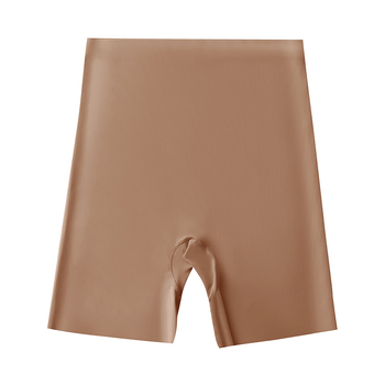 Moterų saugumo kelnaitės su aukštu juosmeniu, pakelia klubus ir pilvo kontrolei; pagrindinis audinys nailonas 85%, kirkšnies pamušalas 100% medvilnė