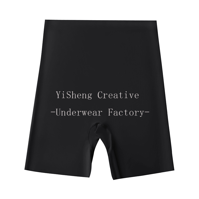 Moterų saugumo kelnaitės su aukštu juosmeniu, pakelia klubus ir pilvo kontrolei; pagrindinis audinys nailonas 85%, kirkšnies pamušalas 100% medvilnė