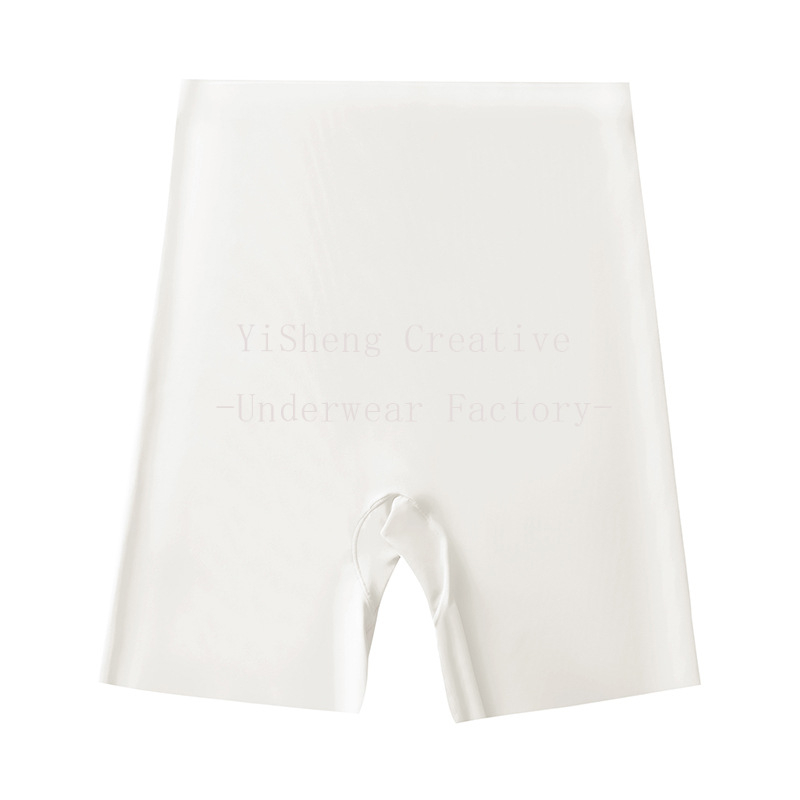 Moterų saugumo kelnaitės su aukštu juosmeniu, pakelia klubus ir pilvo kontrolei; pagrindinis audinys nailonas 85%, kirkšnies pamušalas 100% medvilnė