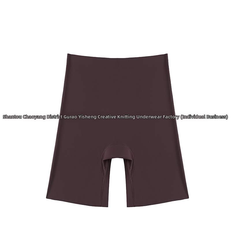 Moterų saugumo kelnaitės su aukštu juosmeniu, pakelia klubus ir pilvo kontrolei; pagrindinis audinys nailonas 85%, kirkšnies pamušalas 100% medvilnė