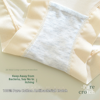 Modalinės moterų kelnaitės su žemu juosmeniu, kvėpuojančios, antibakterinės, 90% modal su 100% medvilnine intymiai zonai