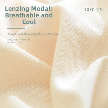 Modalinės moterų kelnaitės su žemu juosmeniu, kvėpuojančios, antibakterinės, 90% modal su 100% medvilnine intymiai zonai