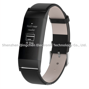 Kožený remienok pre Fitbit Charge 3 – Cortex materiál, značka Qing Chen, 20 g, 2018