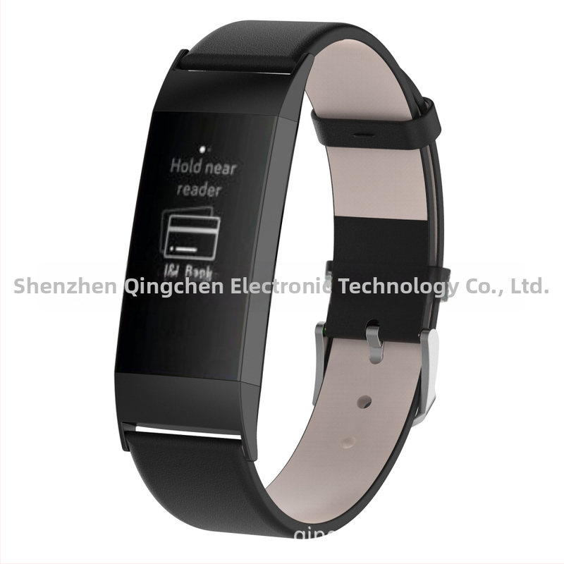 Kožený remienok pre Fitbit Charge 3 – Cortex materiál, značka Qing Chen, 20 g, 2018