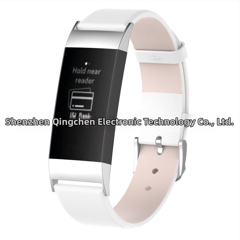 Kožený remienok pre Fitbit Charge 3 – Cortex materiál, značka Qing Chen, 20 g, 2018