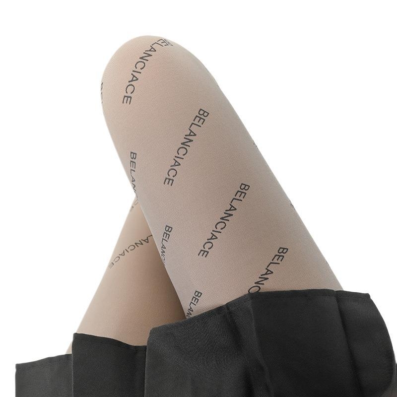 Καλσόν γυναικών με σχέδιο γραμμάτων, επενδυμένα με φλίς για φθινόπωρο-χειμώνα, ανάμειξη Chenille-Spandex, μήκος τριών τετάρτων, μεσαίας πυκνότητας, διατηρούν τη ζέστη