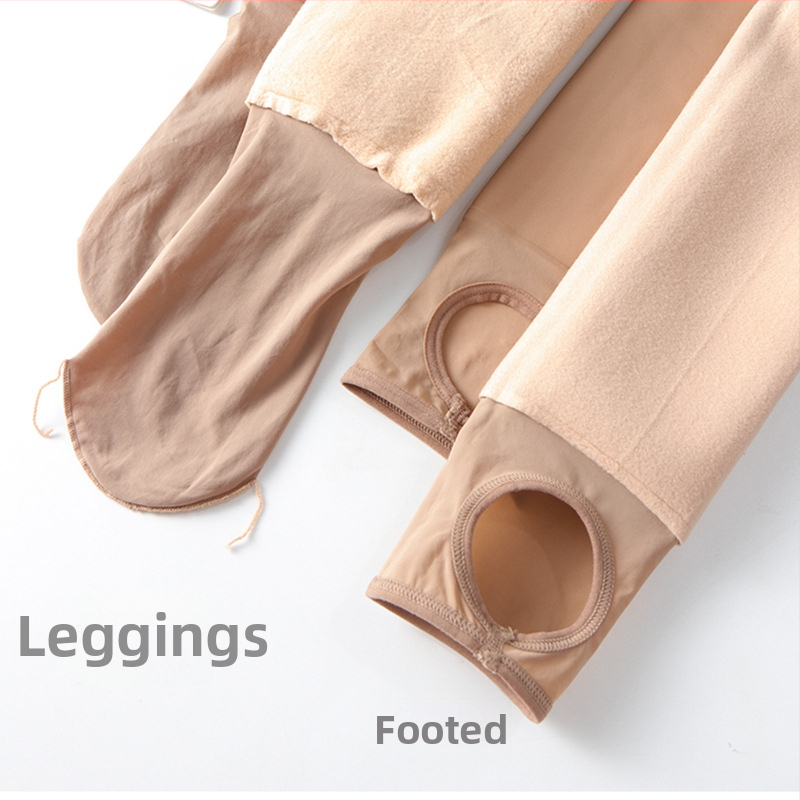 Jednofarebné legíny s fleecovou výstelkou a efektom zdvihu zadku, nylon-spandex zmes, hrubý materiál, dĺžka 9/10, jeseň 2024