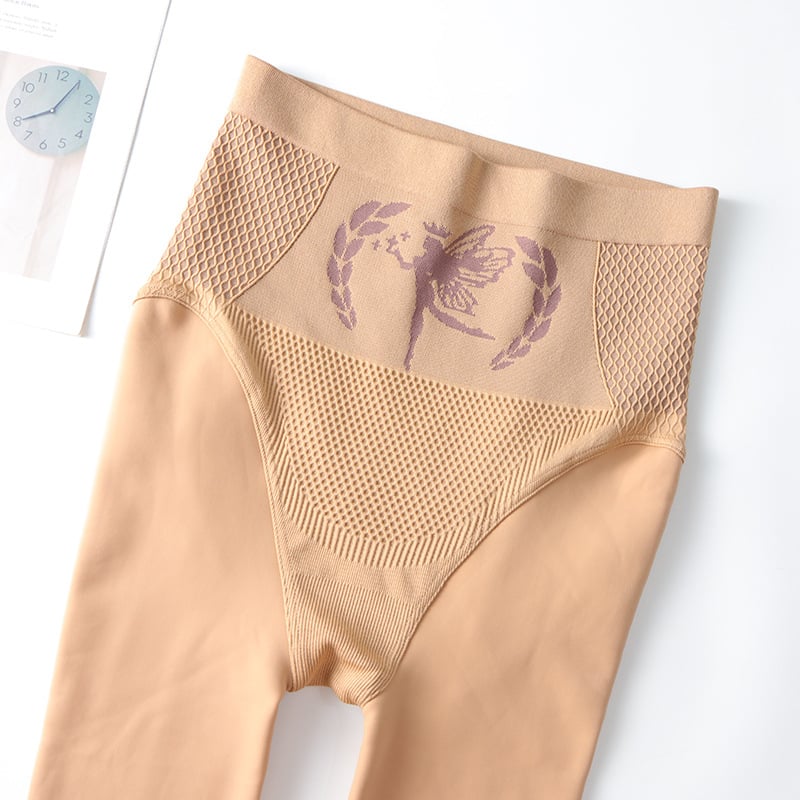 Vieno įdėjas šilti klubų pakėlimo leginsai, nailono-spandekso mišinys, tankus audinys, ilgis 9/10, ruduo 2024