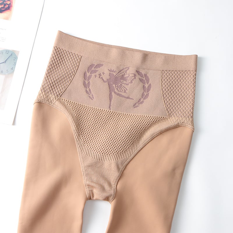 Vieno įdėjas šilti klubų pakėlimo leginsai, nailono-spandekso mišinys, tankus audinys, ilgis 9/10, ruduo 2024