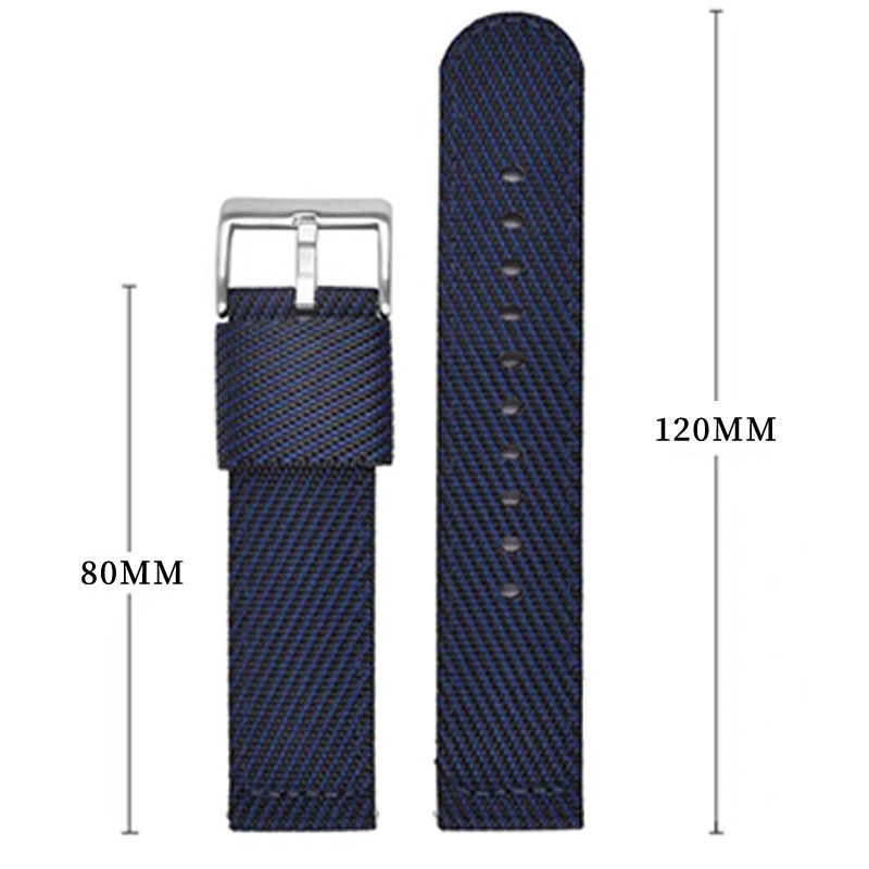 Najlon narukvica za sat od platnene tkanine, Huawei i Samsung, 20/22 mm, unisex