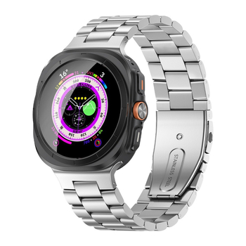 Kaiš od nehrđajućeg čelika u jednom komadu s dizajnom od tri perle za Samsung Galaxy Watch 8