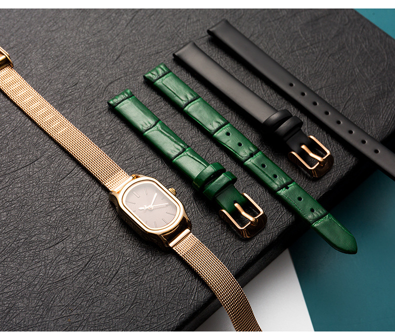 Sieviešu Lola Rose pulksteņa siksna no īstas ādas ar Milanēzes režģi, iepakojums 50 gab., izcelsme Guangdong, pavasaris 2020