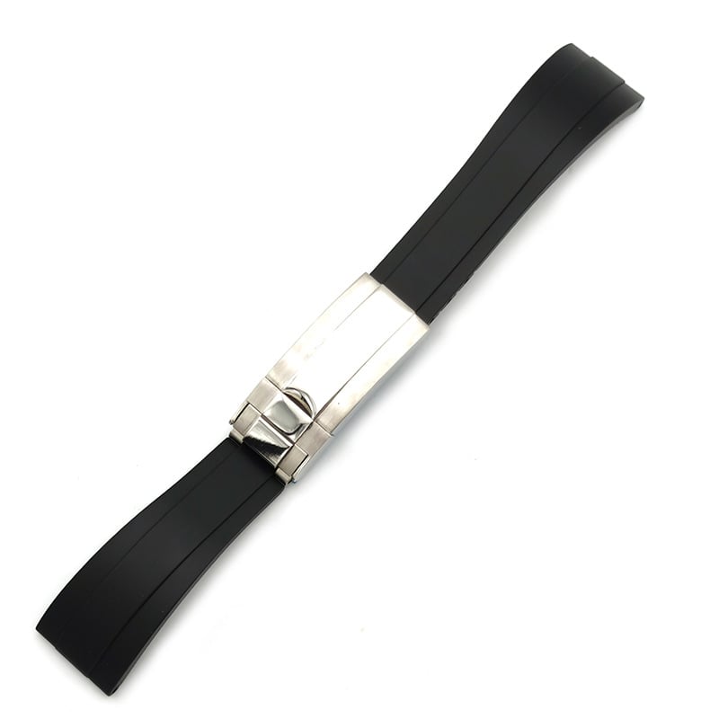 Be žymės universali TPU laikrodžio dirželis Submariner Oyster stiliui, su tiesia lug jungtimi, lengvas prabangos stilius, 2023 metų žiema