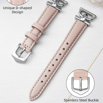 Odinė juosta Samsung Galaxy Watch7, sagtis su adata, apie 16 g, madingas stilius